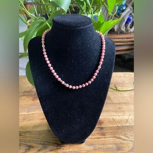Vintage Rhodochrosite necklace